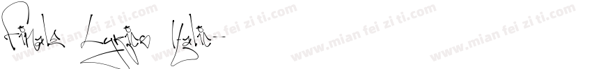 Finale Lyrics Italic字体转换
